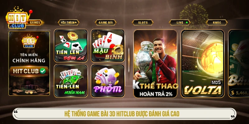 Hitclub nieuwss - Trang Chủ Hit Club, Tải App iOS/APK Mới Nhất Hệ thống game bài 3D HITCLUB được đánh giá cao