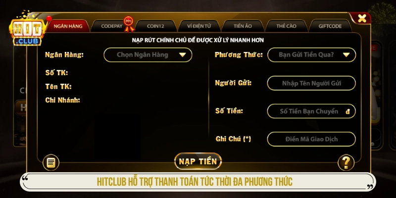 Hitclub nieuwss - Trang Chủ Hit Club, Tải App iOS/APK Mới Nhất HITCLUB hỗ trợ thanh toán tức thời đa phương thức